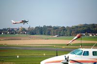 Pontoise Cormeilles-en-Vexin Airport, Pontoise France (LFPT) - F-BXNX taking off from 05 at Pontoise - by Erdinç Toklu
