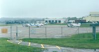 Groton-new London Airport (GON) - Groton-New London airport apron on a rainy day - by Ingo Warnecke