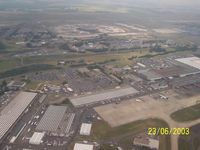 Paris Charles de Gaulle Airport (Roissy Airport), Paris France (LFPG) - Maintenance area & Terminal 1 (upper photo) - by Erdinç Toklu