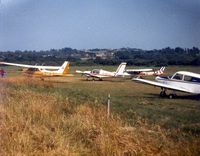 Isle of Wight/Sandown Airport, Sandown, England United Kingdom (EGHN) - A scene when the parking was on the north side of the aerodrome 1978 - by GeoffW