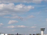 Pontoise Cormeilles-en-Vexin Airport - Tower and the Patrouille de France - by Erdinç Toklu