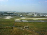 Paris Charles de Gaulle Airport (Roissy Airport), Paris France (LFPG) - Landing on 08R. See the central and north towers. - by Erdinç Toklu