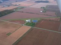 Huffman Farm Airport (4OH8) - Looking SW from 2500' - by Bob Simmermon