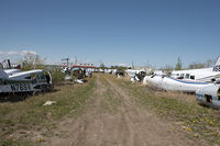 Edmonton/Villeneuve Airport (Villeneuve Airport) - Scrap yard at Edmonton Villeneuve  - by Andy Graf-VAP
