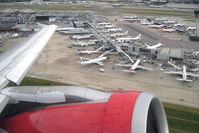 London Heathrow Airport, London, England United Kingdom (EGLL) - London Heathrow Terminal 3 from G-DBCG - by Malcolm Clarke