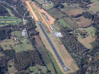 New Tazewell Municipal Airport (3A2) - Looking west from 5500' - by Bob Simmermon