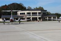 Gatlinburg-pigeon Forge Airport (GKT) - Nice new FBO facility and ramp on the far west end of the field. - by Bob Simmermon