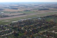Van Wert County Airport (VNW) - In the pattern Looking SW - by Bob Simmermon