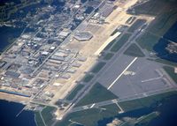 Jacksonville Nas (towers Fld) Airport (NIP) - Over Jacksonville NAS on the way to Shreveport Regional from Orlando Sanford. - by paulp