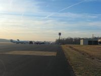 Clark Regional Airport (JVY) - Looking south towards ASI's ramp. - by Bob Simmermon