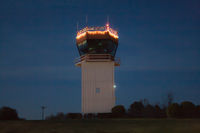 Hickory Regional Airport (HKY) - Christmas at the control tower. - by Bradley Bormuth