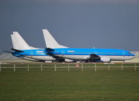 Kemble Airport, Kemble, England United Kingdom (EGBP) - Ex KLM B737s awaiting recycling at Kemble - by moxy