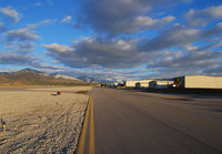 Redlands Municipal Airport (REI) - Midfield looking East in the late afternoon - by Marty Kusch
