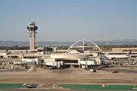 Los Angeles International Airport (LAX) - A view of Terminal 6 while departing on 25R KLAX. - by Mark Kalfas