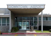 Shreveport Downtown Airport (DTN) - Front entrance to the terminal at Shreveport's Downtown Airport. - by paulp