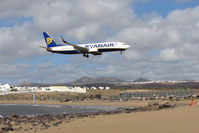 Arrecife Airport (Lanzarote Airport), Arrecife Spain (GCRR) - Nice approach over beach before arrival on 03 Runway at Arrecife - by Terry Fletcher