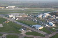 London Stansted Airport - Stansted, closed by volcanic ash, provides an opportunity for balloon flight - by Pete Hughes