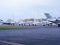 Bristol International Airport - GA Apron at Bristol Airport - by Chris Hall