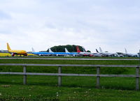 Kemble Airport, Kemble, England United Kingdom (EGBP) - parked up in the scrapping area at Kemble - by Chris Hall