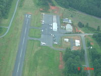 Montgomery County Airport (43A) - runway 21 and ramp area - by Lee Nordan