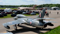 X3BR Airport - Hawker Hunter T.7 Fighter and Handley Page Victor K.2 at Bruntingthorpe Cold War Jets Open Day - May 2010 - by Eric.Fishwick