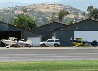 Santa Paula Airport (SZP) - A pair of fully aerobatic biplanes-N62DP STEEN SKYBOLT Experimental class vs. N80AS Pitts Aerobatics S-2B Production class - by Doug Robertson