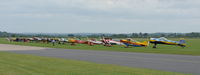 Duxford Airport, Cambridge, England United Kingdom (EGSU) - Contestants at The Duxford Trophy Aerobatic Contest, June 2010 - by Eric.Fishwick