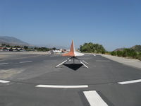 Santa Paula Airport (SZP) - Wind Tetrahedron, adjacent Helipad, Midfield-south. - by Doug Robertson