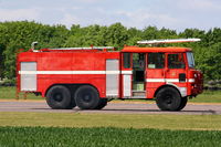 X3BR Airport - Dennis Fire Truck at Bruntingthorpe - by Chris Hall