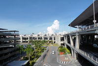 Suvarnabhumi Airport (New Bangkok International Airport), Samut Prakan (near Bangkok) Thailand (VTBS) - In front of Passenger terminal, looking east. - by BigDaeng