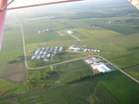 Hartford Municipal Airport (HXF) - Aerial view of the field - by Pam Folbrecht