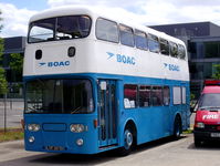 EGLB Airport - Leyland Atlantean/MCW preserved at the Brooklands Museum in BOAC colours - by Chris Hall