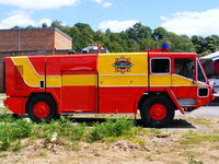 EGLB Airport - Airport Fire truck preserved at the Brooklands Museum - by Chris Hall