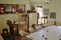 Duxford Airport, Cambridge, England United Kingdom (EGSU) - A view of the operations room at Duxford Airfield, reconstructed as it was when the airfield was a Fighter Command RAF station in World War 2, operating Spitfire and Hurricane squadrons during the Battle of Britain. - by Malcolm Clarke