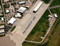 Dane County Rgnl-truax Field Airport (MSN) - F-16s of the Wisconsin ANG parked on the Truax Field side of Dane County Regional. - by Gary Dikkers