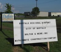 Buffalo Municipal Airport (CFE) - The signs for Buffalo Municipal Airport. - by Kreg Anderson