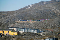 Nuuk Airport - View from the city - by Tomas Milosch