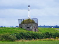 Newtownards Airport, Newtownards, Northern Ireland United Kingdom (EGAD) - WWII pillbox on the airport perimeter alongside  Strangford Lough - by Chris Hall