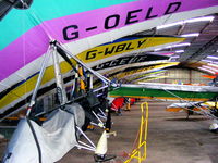 Newtownards Airport, Newtownards, Northern Ireland United Kingdom (EGAD) - Microlights in the main hangar at Newtownards Airport - by Chris Hall