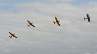 EGTH Airport - DH trainers at Shuttleworth Military Pagent Air Display August 2010 - by Eric.Fishwick