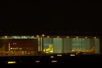 Leipzig/Halle Airport, Leipzig/Halle Germany (EDDP) - Nightshift around DHL Hub assambly hangar - by Holger Zengler