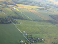 NONE Airport - Looking NE at N-S and E-W farm strips east of Lima Ohio at St. Rt. 309 and Co. Rd. 15. - by Bob Simmermon