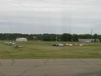 Sanga-Sanga Airport - Single runway 16-34 overview, looking south from Terminal, taxiway in foreground - by Doug Robertson