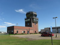 Angers Avrille Airport - Minnesota Air Traffic Control Tower.When I learned to fly here in 1965/66 there was no tower. I unexpectedly soloed at -11F temperature here from the crosswind runway. Good lift?-in spades!! - by Doug Robertson