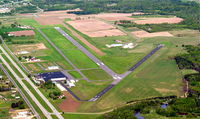 Waupaca Municipal Airport (PCZ) - Waupaca Muni from the southeast looking northwest - by Gary Dikkers