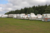 X5SB Airport - Glider trailers at The Yorkshire Gliding Club, Sutton Bank, UK. - by Malcolm Clarke