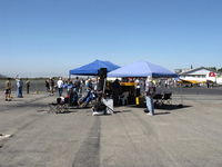Santa Paula Airport (SZP) - 80th Anniversary Airshow-Airshow Central-Announcer's stand - by Doug Robertson
