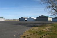 Todd Field Airport (14Y) - A row of hangars at Todd Field Airport in Long Prairie, MN. - by Kreg Anderson