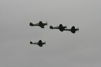 RAF Fairford Airport, Fairford, England United Kingdom (EGVA) - Battle of Britian flypast - taken at the Royal International Air Tattoo 2010 - by Steve Staunton