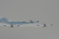 RAF Fairford Airport, Fairford, England United Kingdom (EGVA) - Texan Team, three disabed pilots flying close formation in these ultra lights - taken at the Royal International Air Tattoo 2010 - by Steve Staunton